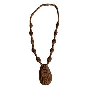 Wooden Bead Necklace